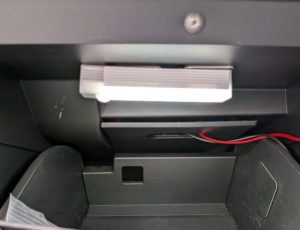 グローブボックスLEDライト